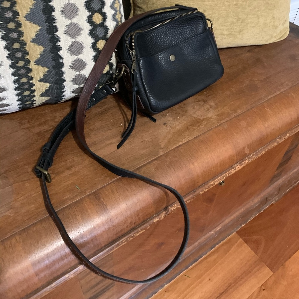 Will Leather Goods Double Zip Crossbody